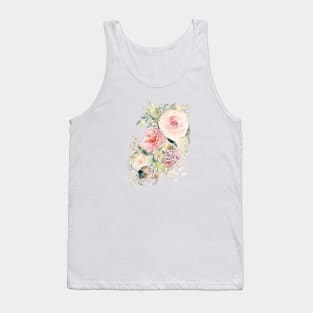 Botanical dainty watercolor floral bouquets Tank Top